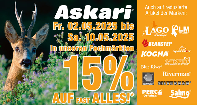 15% auf fast ALLES!